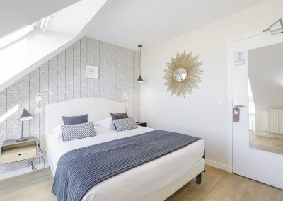 Chambre double de l'Hôtel Les Chants d'Ailes à La Turballe