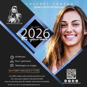 coffret cadeau séance photo portrait en solo